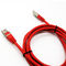 Het rode UTP-Netwerk Lan Cable 0.5m 1m 2m van FTP Cat6e Ethernet
